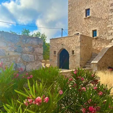 The Olive Tower In Mani *