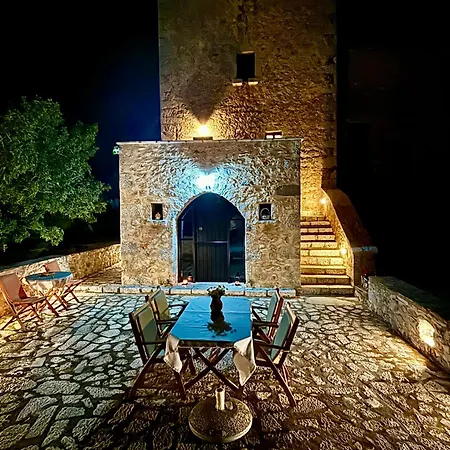 The Olive Tower In Mani Ferienhaus Ano Gardenitsa