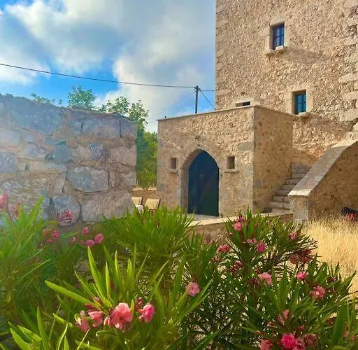 The Olive Tower In Mani *